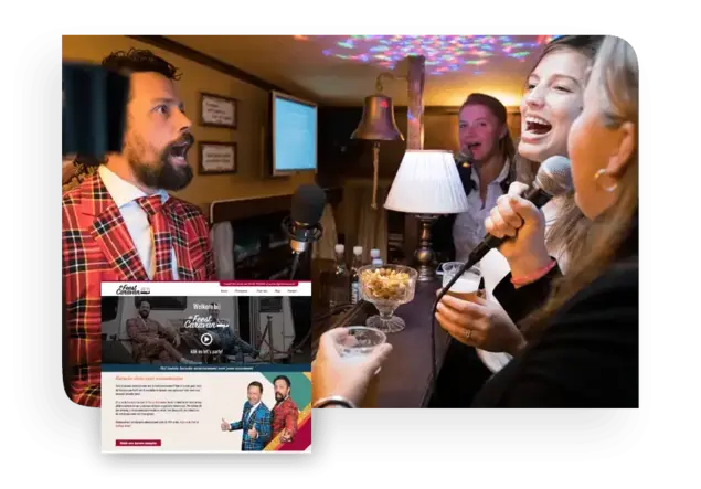 Swingen in de caravan